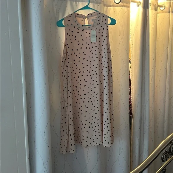 Mud Pie Blush Pink Dress-swing style. Lining attached in perfect condition NWT - Picture 3 of 8